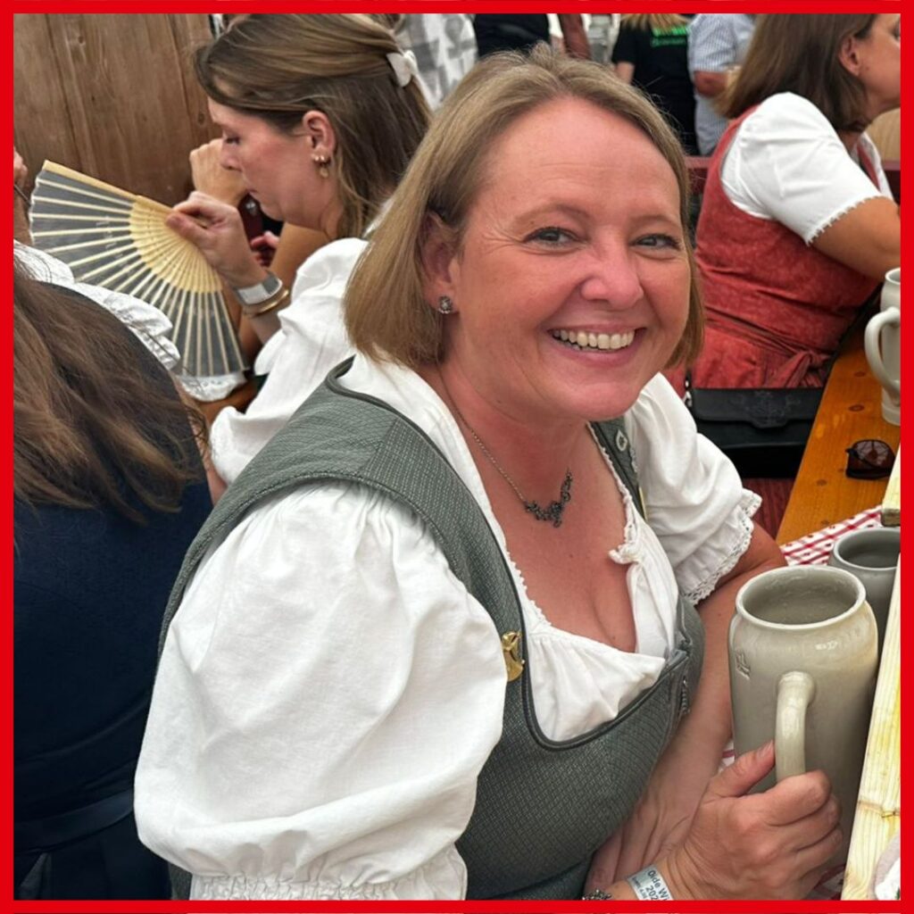 Monika Schmid-Balzert auf der Wiesn